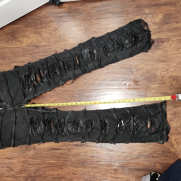 Dolls Kill Super Distressed Black Jeans - Picture 5 of 6